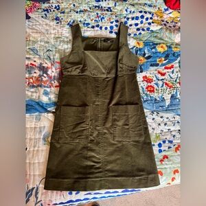 Banana Republic Olive Green Corduroy Dress